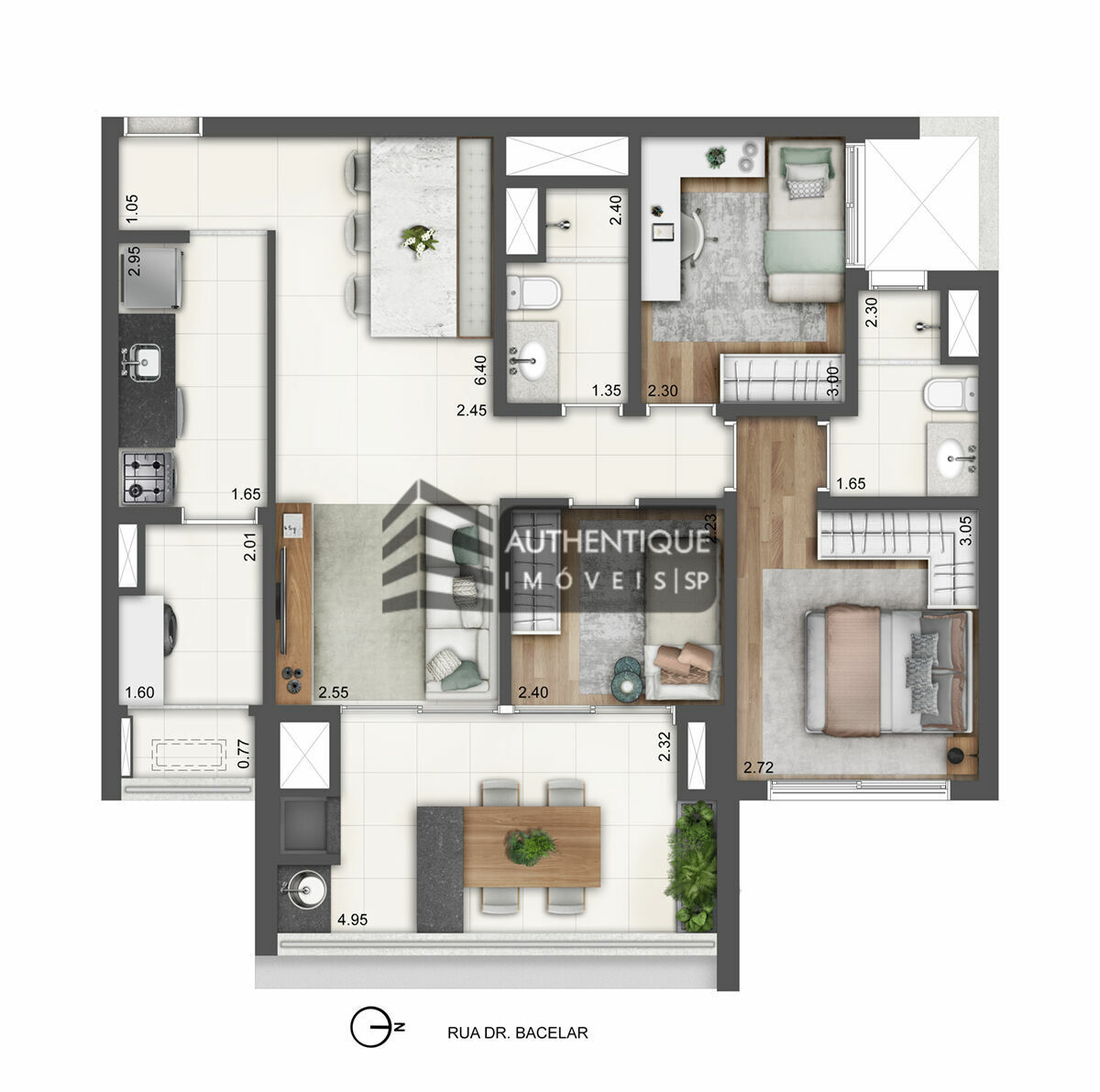 Apartamento à venda com 2 quartos, 70m² - Foto 24