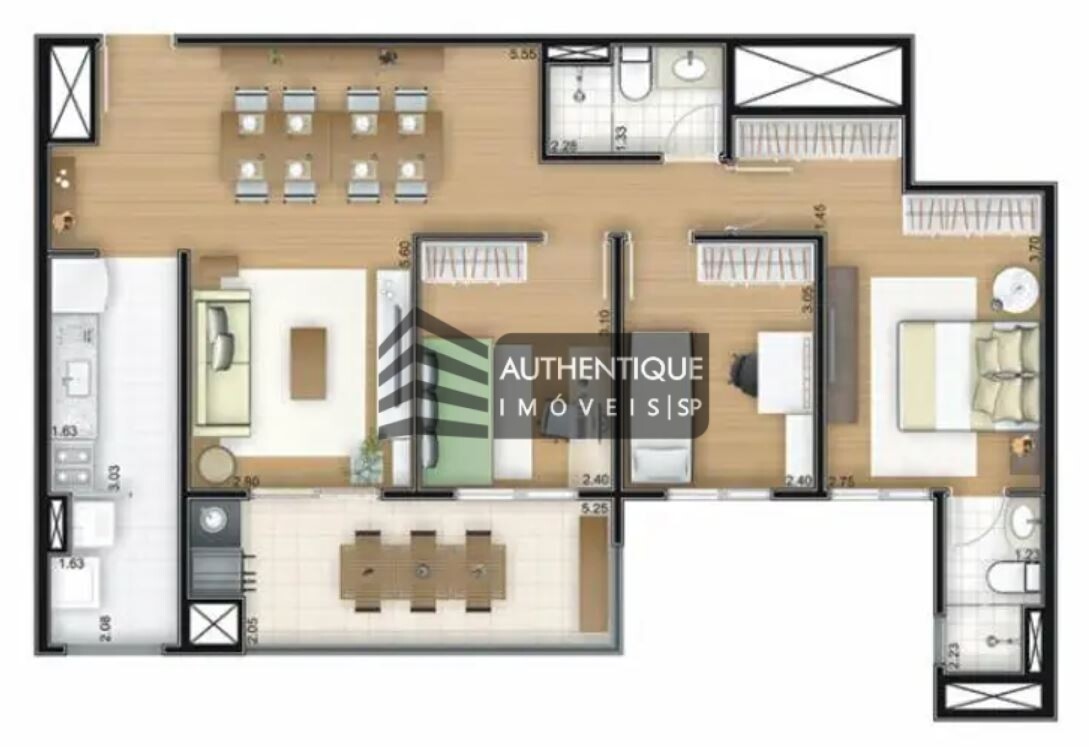 Apartamento à venda com 3 quartos, 102m² - Foto 22