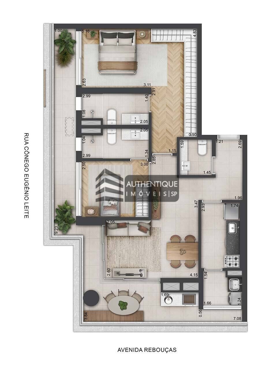 Apartamento à venda com 1 quarto, 92m² - Foto 28