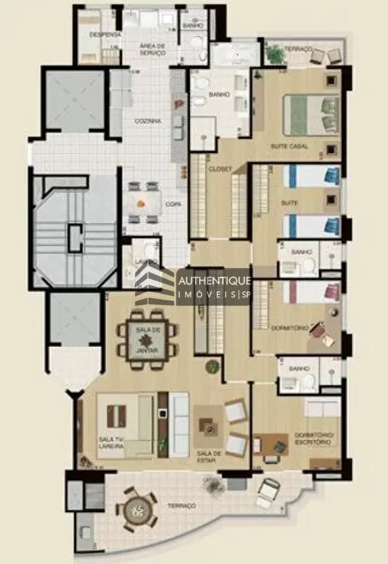 Apartamento à venda com 4 quartos, 161m² - Foto 11