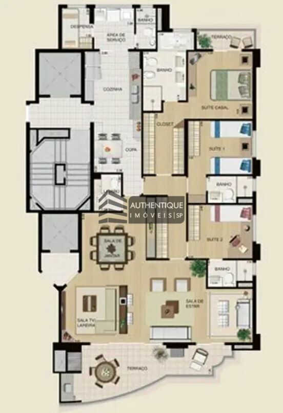 Apartamento à venda com 4 quartos, 161m² - Foto 8