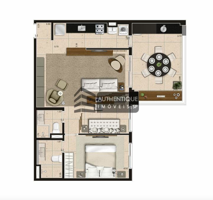 Apartamento à venda com 2 quartos, 108m² - Foto 46