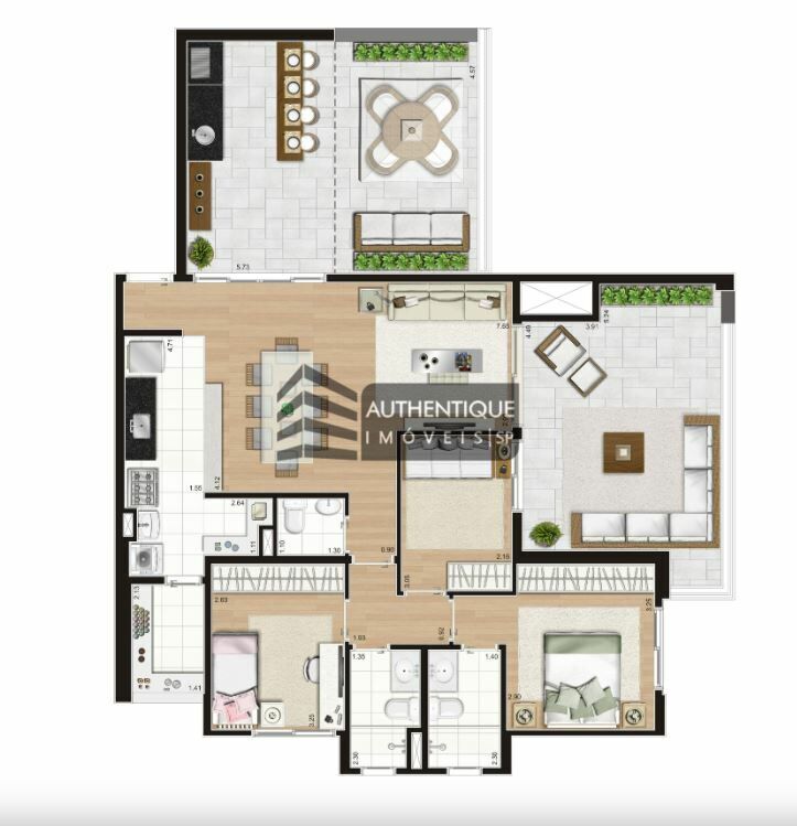 Apartamento à venda com 2 quartos, 108m² - Foto 50