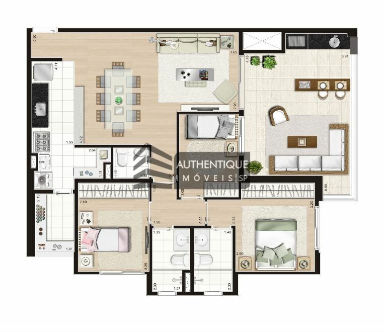 Apartamento à venda com 2 quartos, 108m² - Foto 49