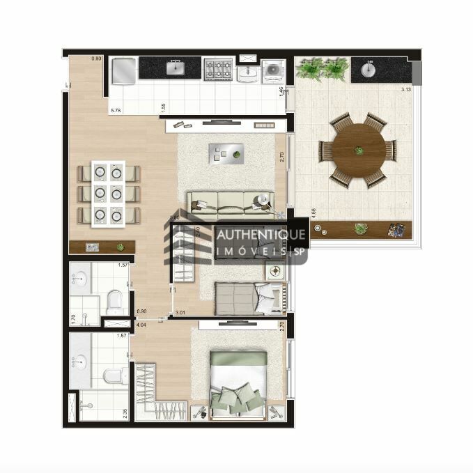 Apartamento à venda com 2 quartos, 108m² - Foto 47