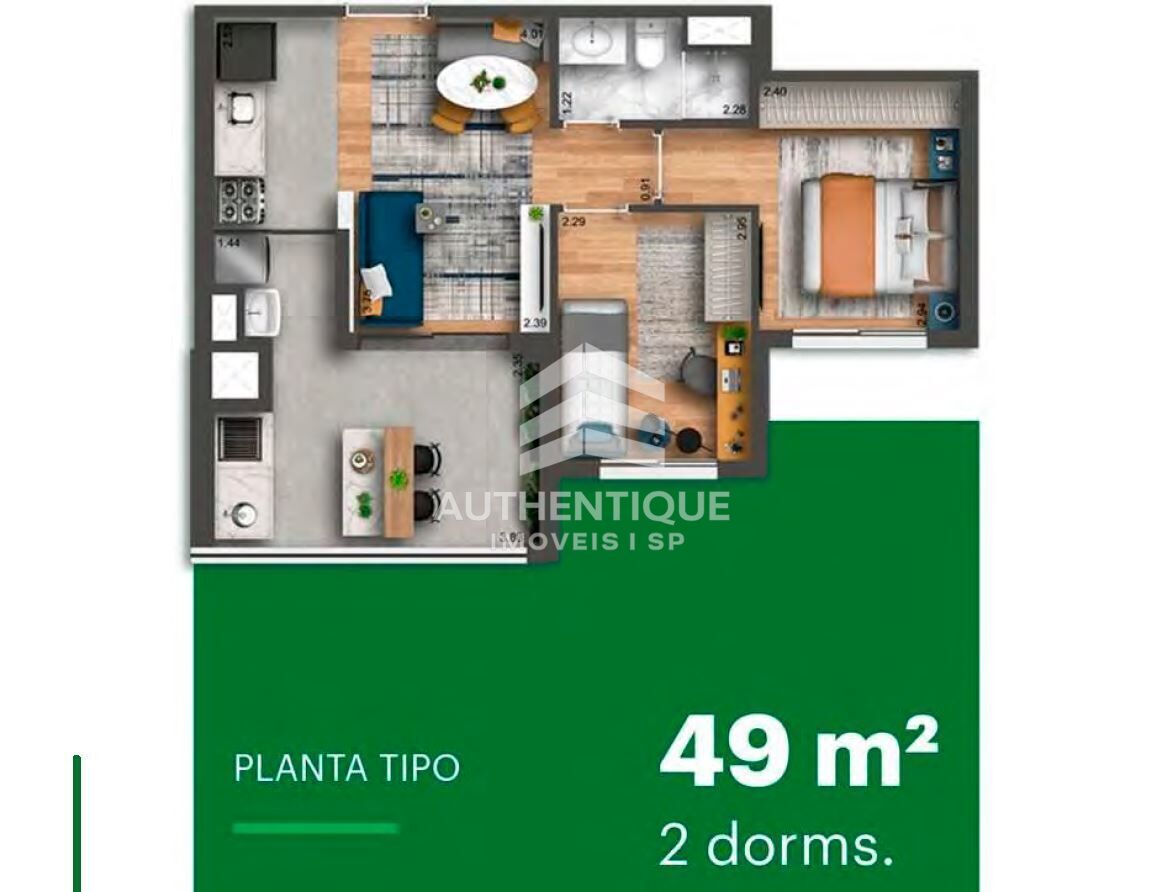 Apartamento, 2 quartos, 63 m² - Foto 11