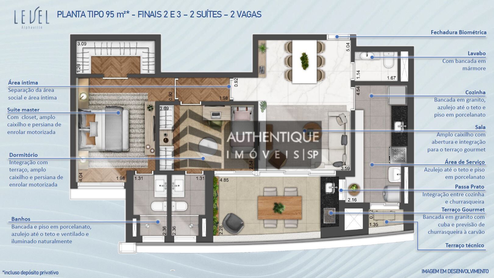 Apartamento à venda com 3 quartos, 123m² - Foto 51