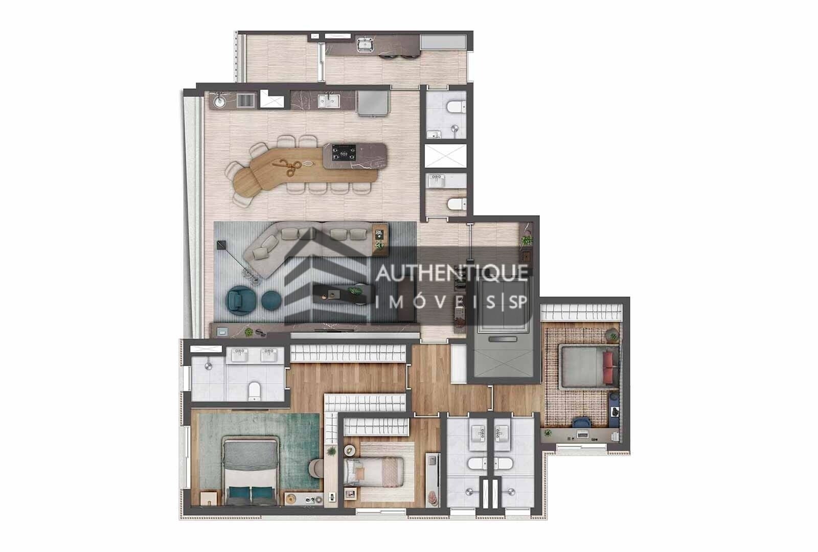 Apartamento à venda com 4 quartos, 288m² - Foto 19