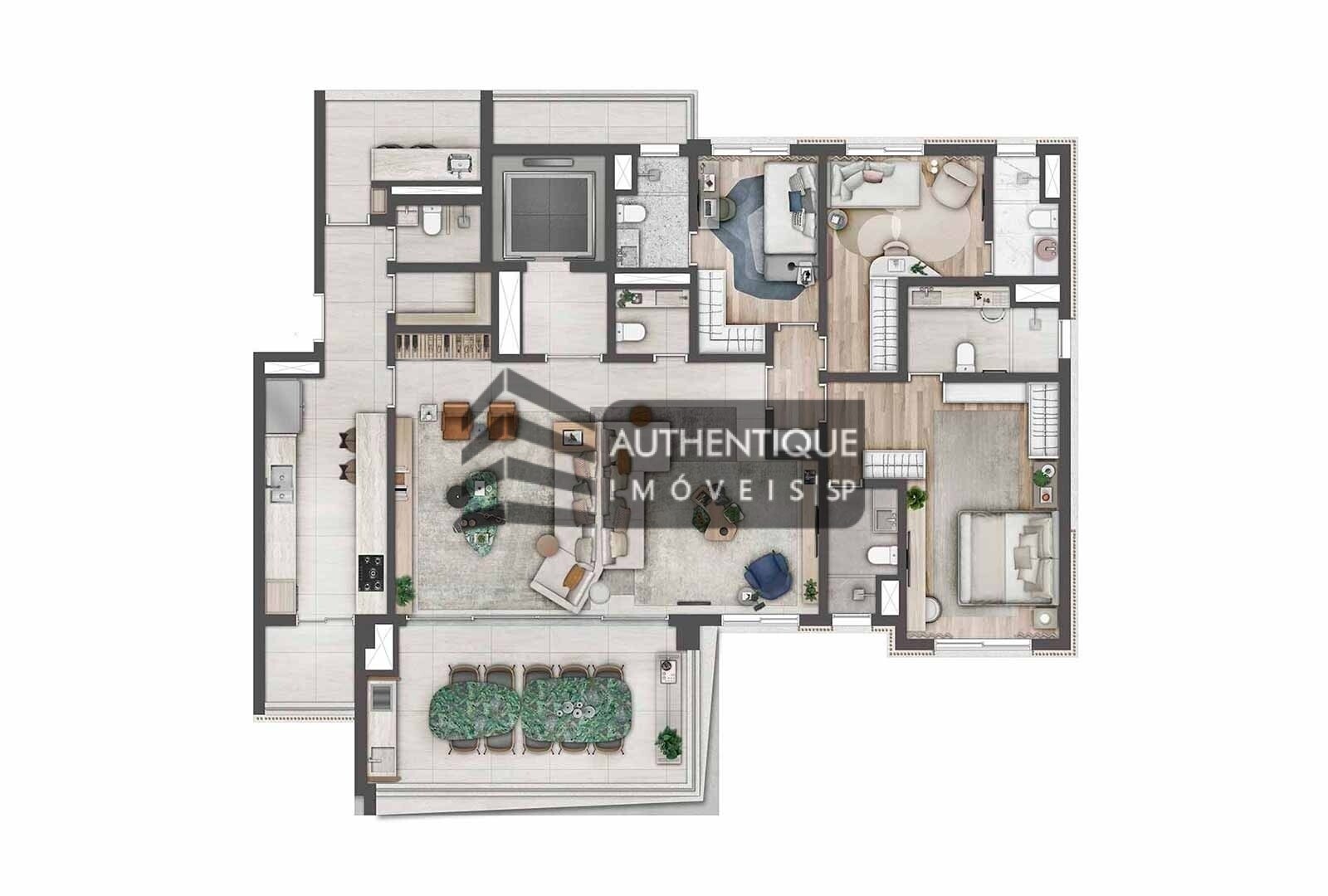 Apartamento à venda com 4 quartos, 288m² - Foto 20