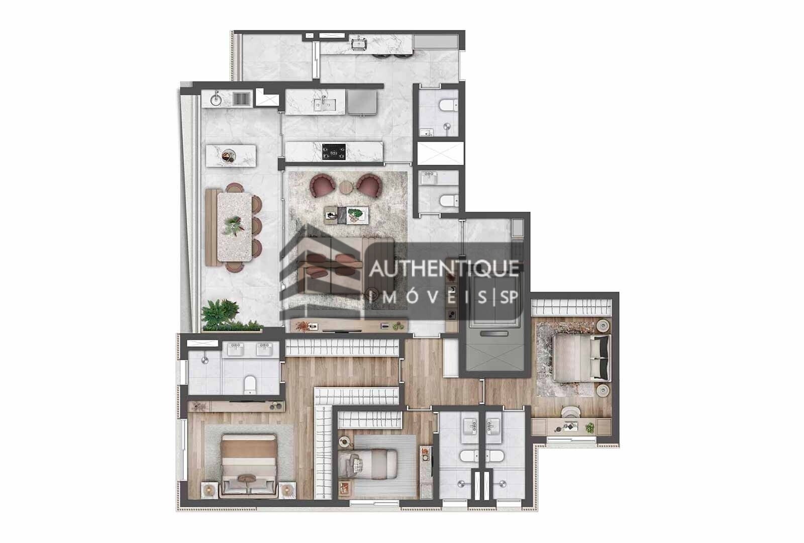 Apartamento à venda com 4 quartos, 288m² - Foto 18