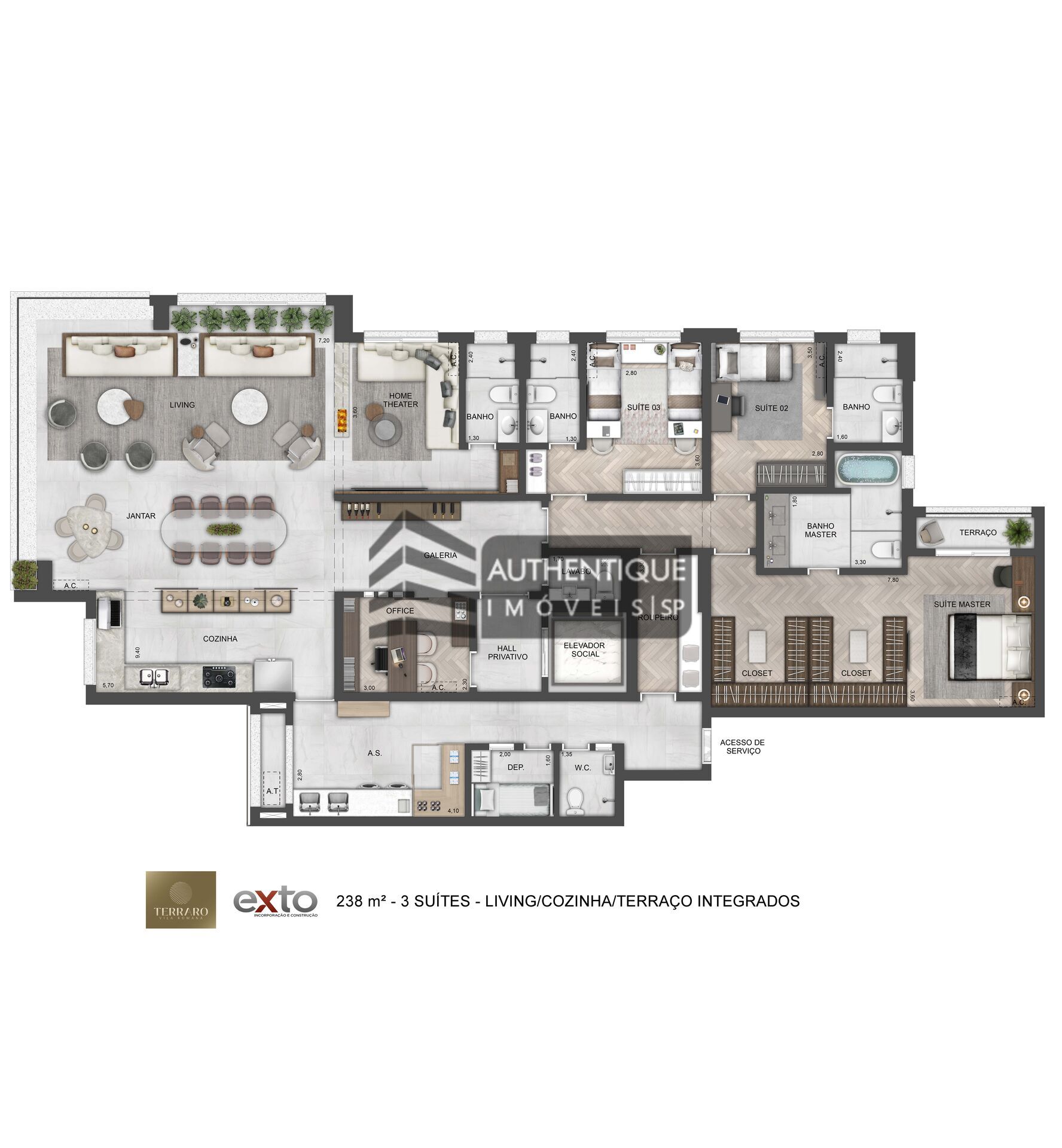 Apartamento, 4 quartos, 220 m² - Foto 16