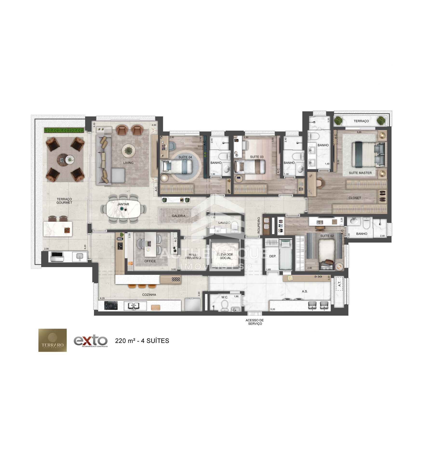 Apartamento, 4 quartos, 220 m² - Foto 15