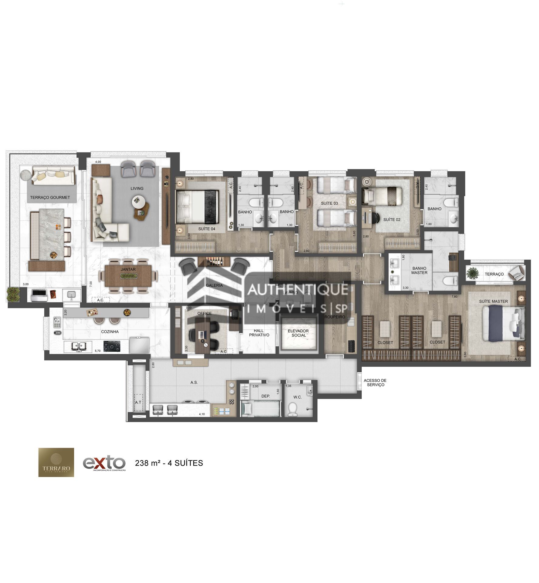 Apartamento, 4 quartos, 220 m² - Foto 17