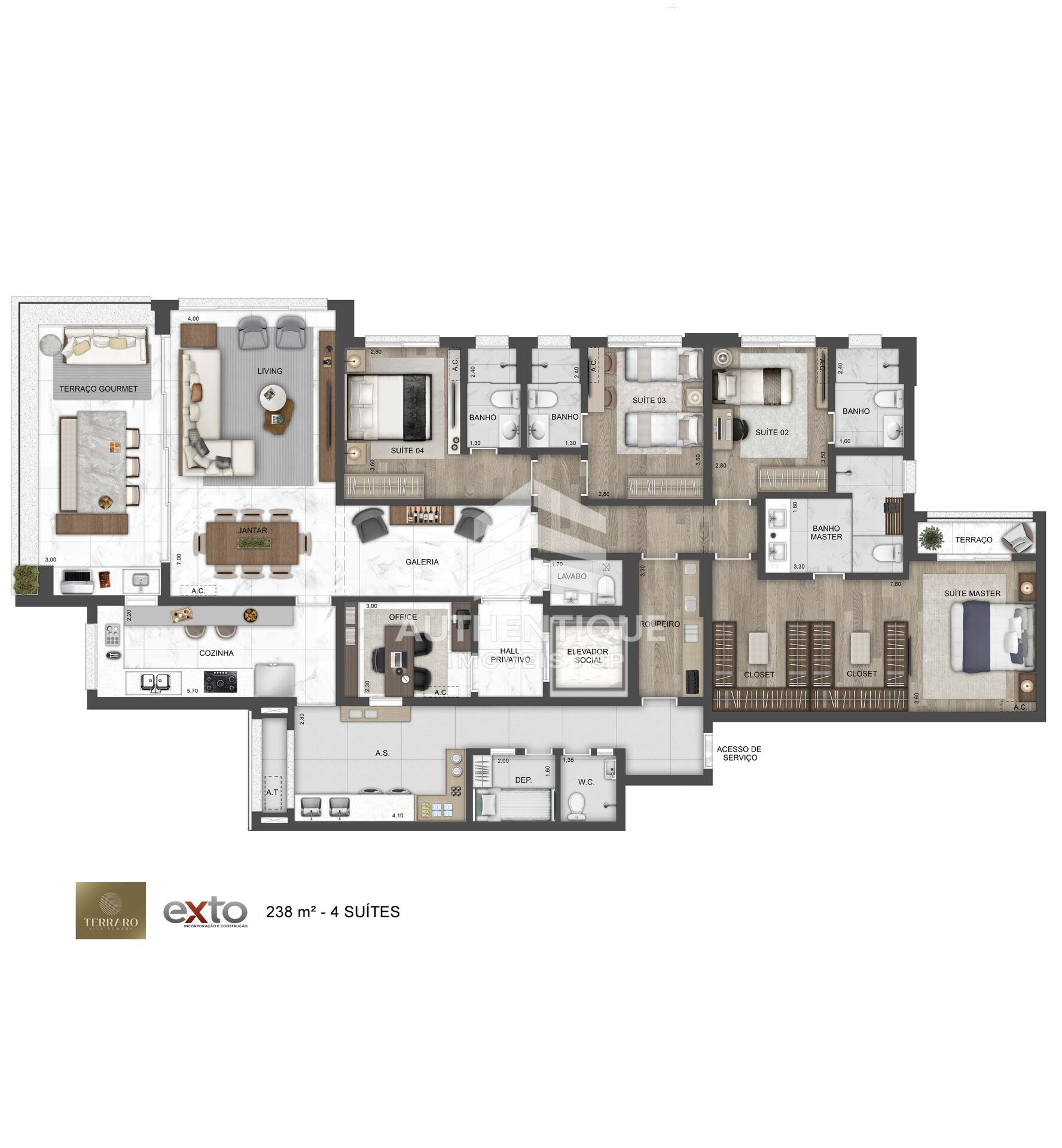 Apartamento, 4 quartos, 220 m² - Foto 17