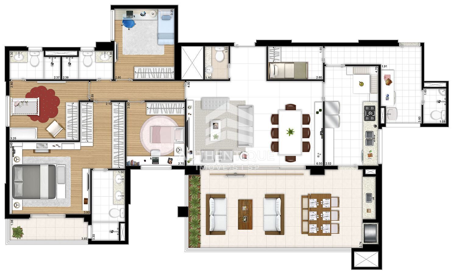Apartamento, 3 quartos, 180 m² - Foto 18