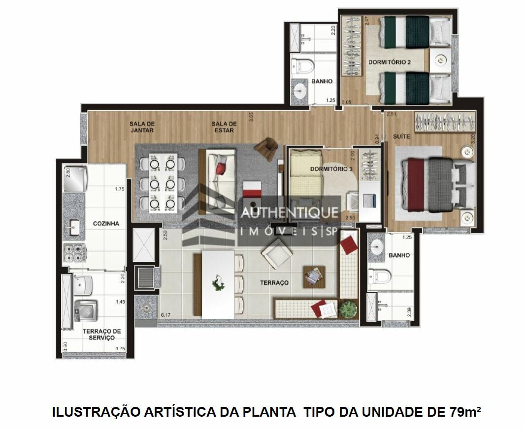 Apartamento à venda com 2 quartos, 79m² - Foto 36