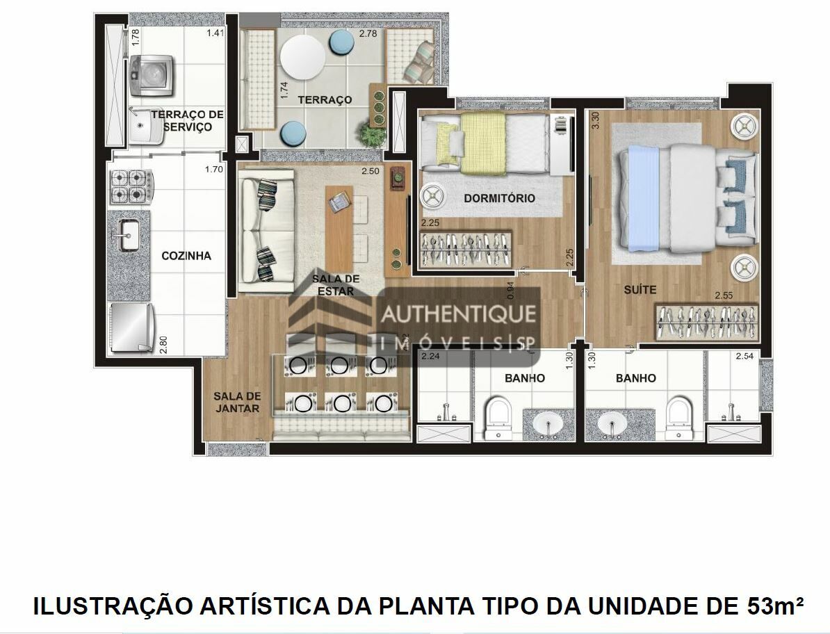 Apartamento à venda com 2 quartos, 79m² - Foto 35