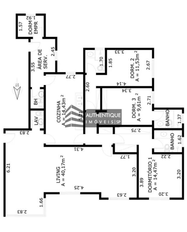 Apartamento à venda com 3 quartos, 126m² - Foto 10