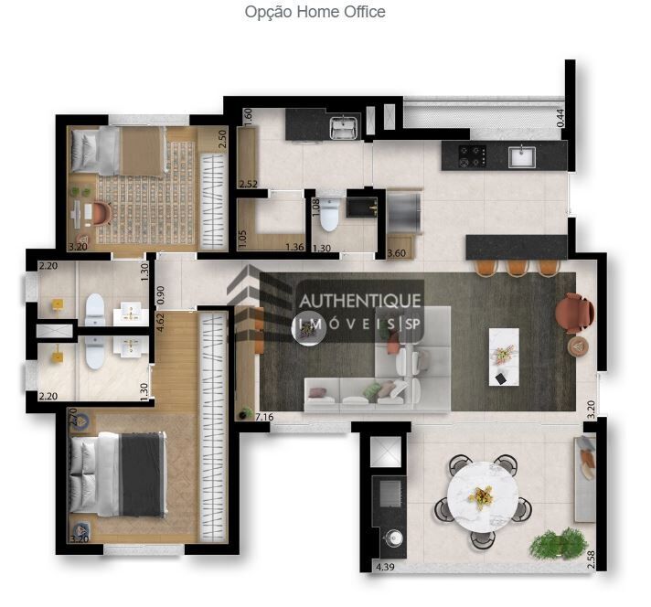 Apartamento à venda com 3 quartos, 156m² - Foto 24