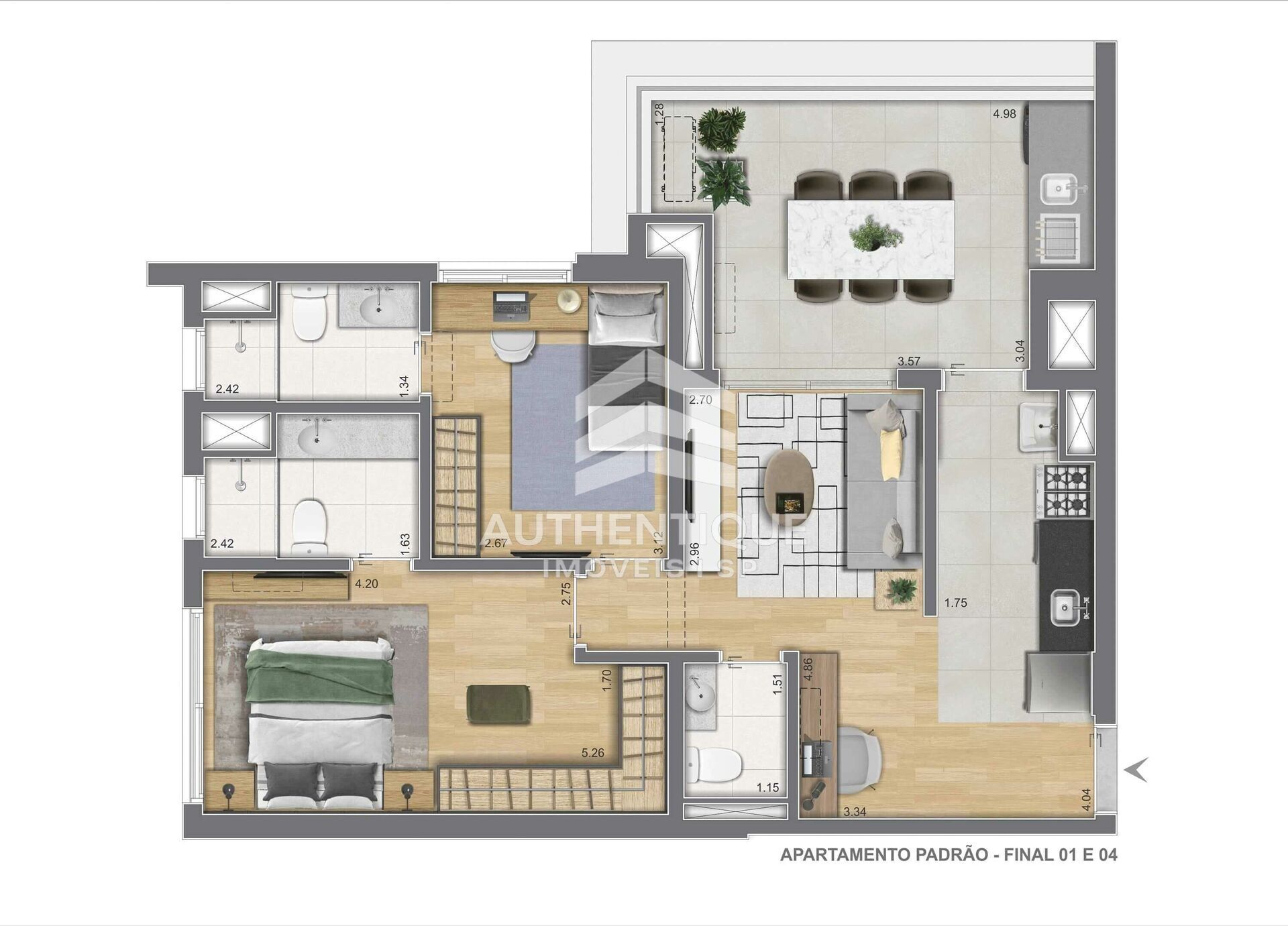 Apartamento, 2 quartos, 77 m² - Foto 26