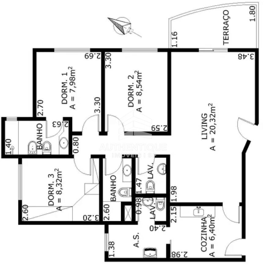 Apartamento, 3 quartos, 79 m² - Foto 32
