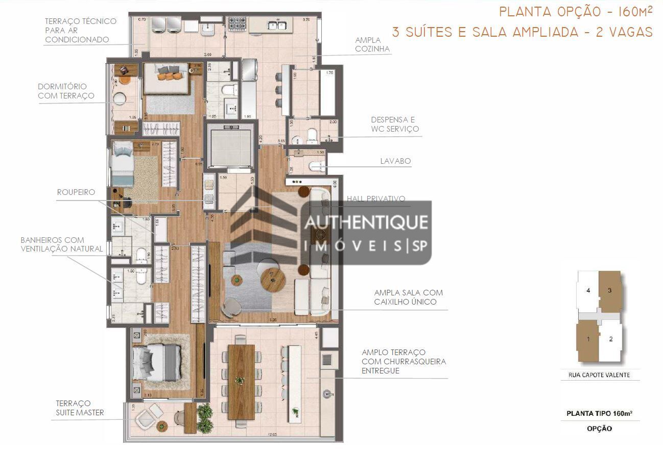 Apartamento à venda com 3 quartos, 160m² - Foto 45