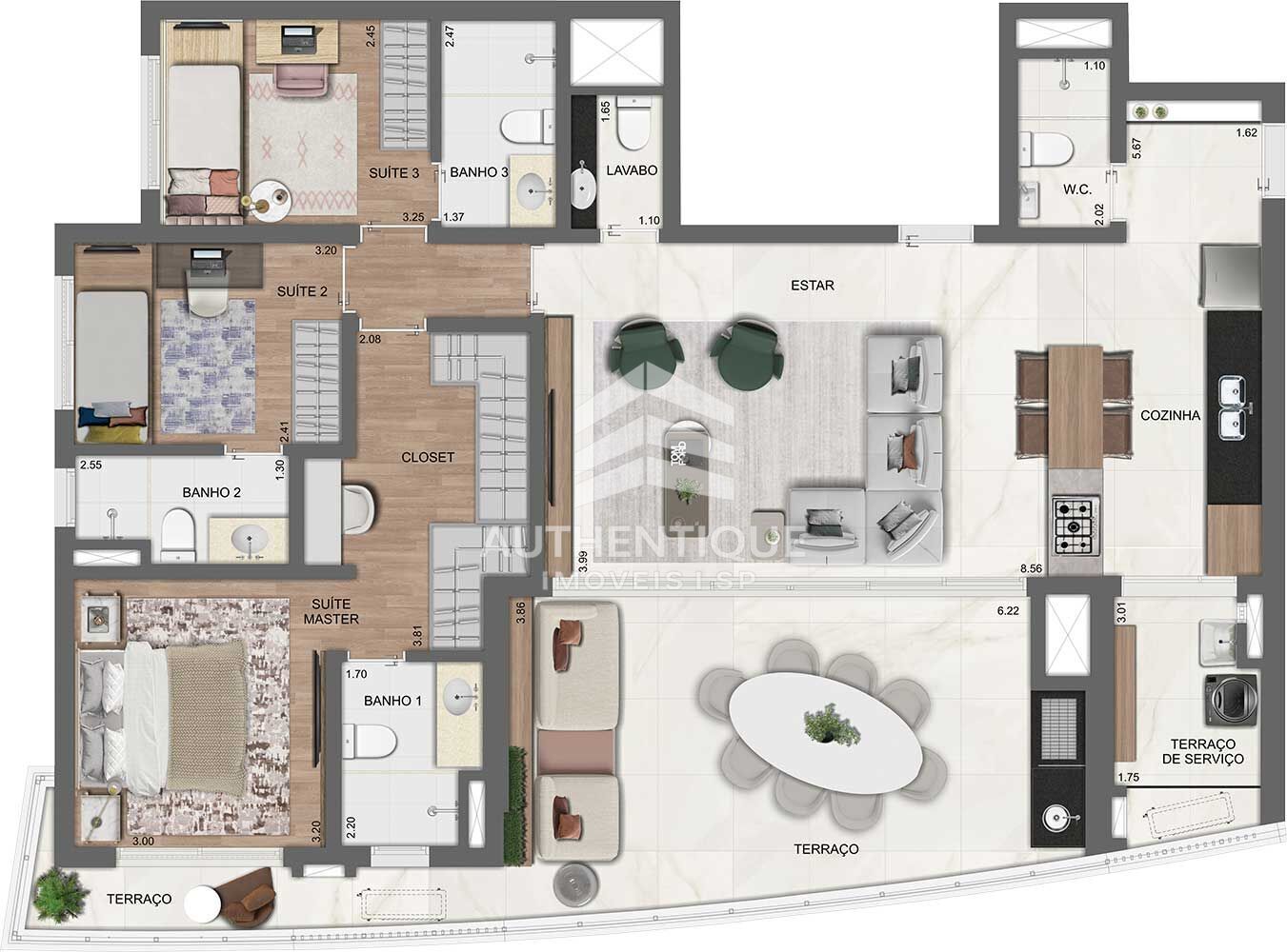 Apartamento, 4 quartos, 157 m² - Foto 48