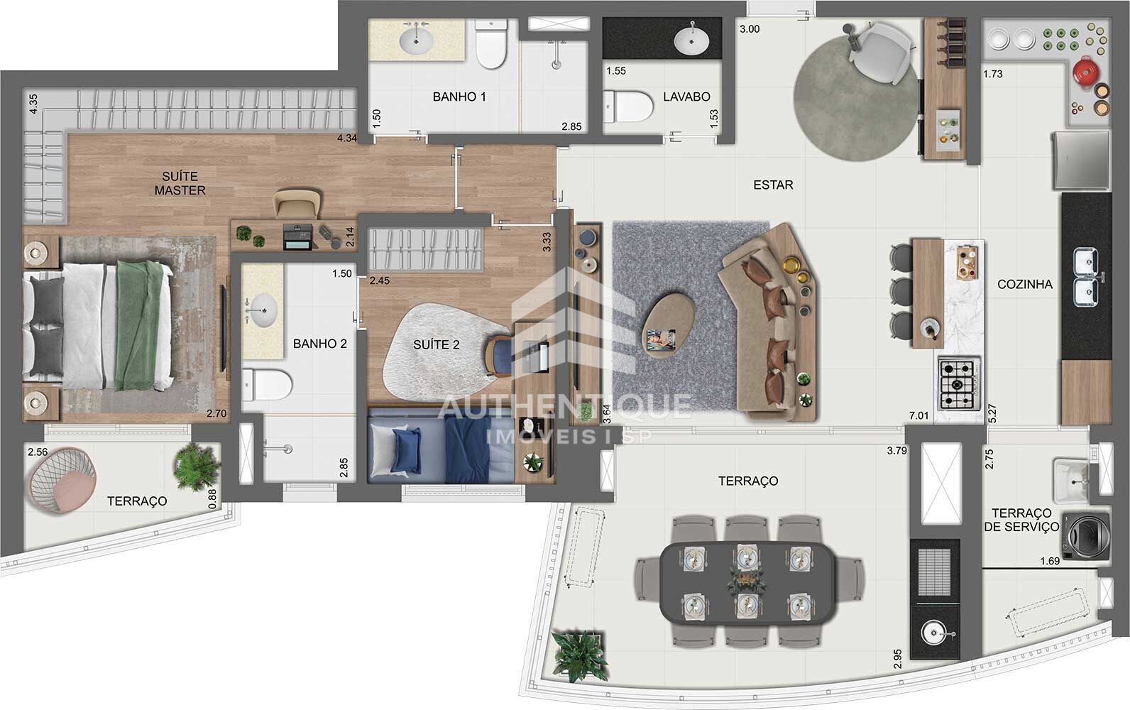 Apartamento, 4 quartos, 157 m² - Foto 47