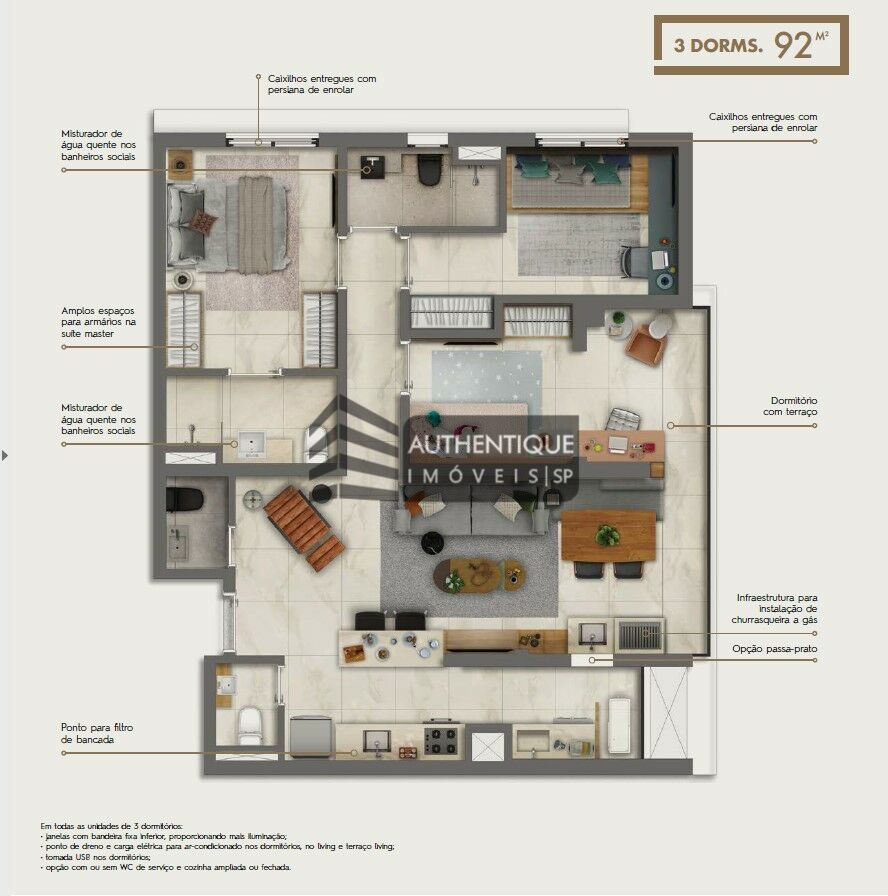 Apartamento à venda com 3 quartos, 92m² - Foto 41