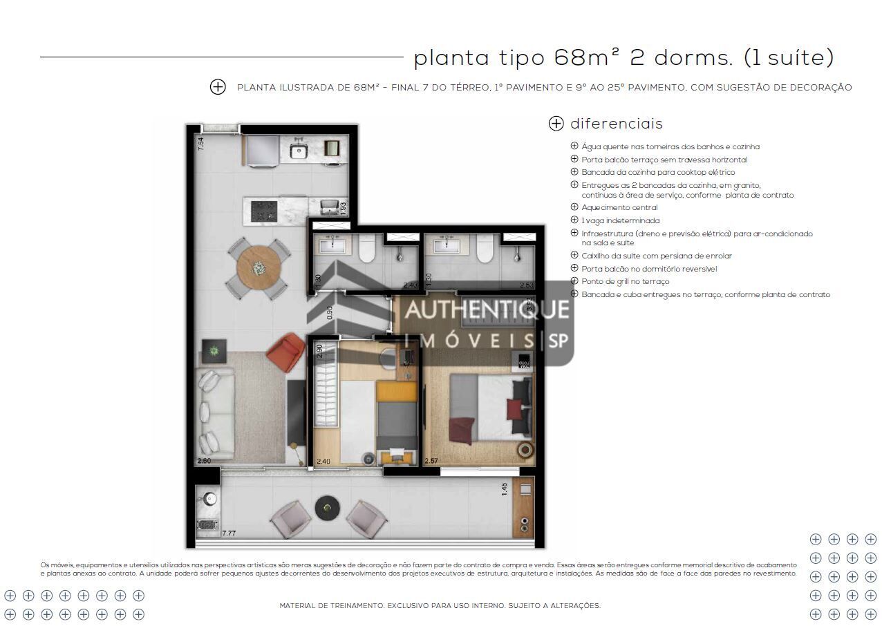 Apartamento à venda com 2 quartos, 68m² - Foto 12