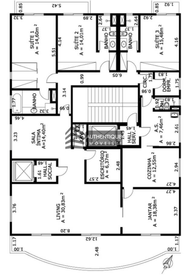 Apartamento à venda com 3 quartos, 204m² - Foto 48