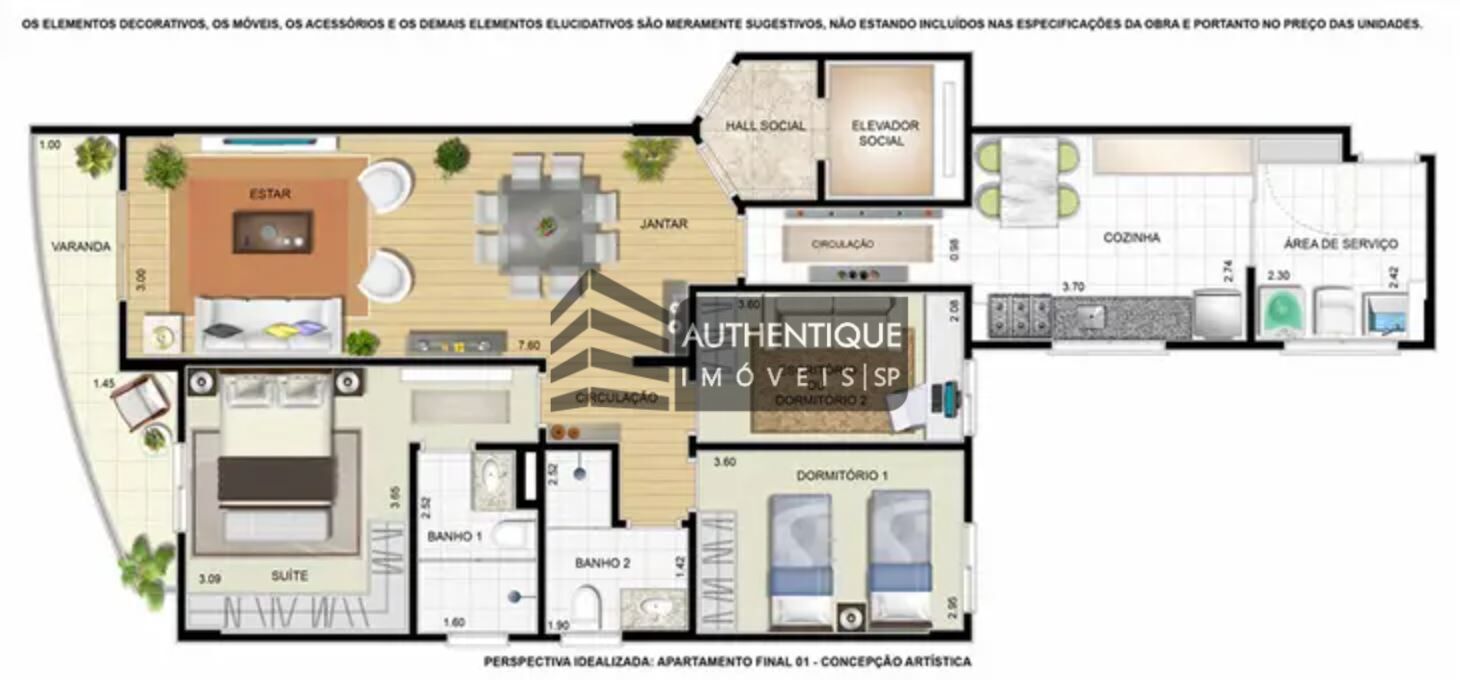 Apartamento à venda com 3 quartos, 102m² - Foto 44