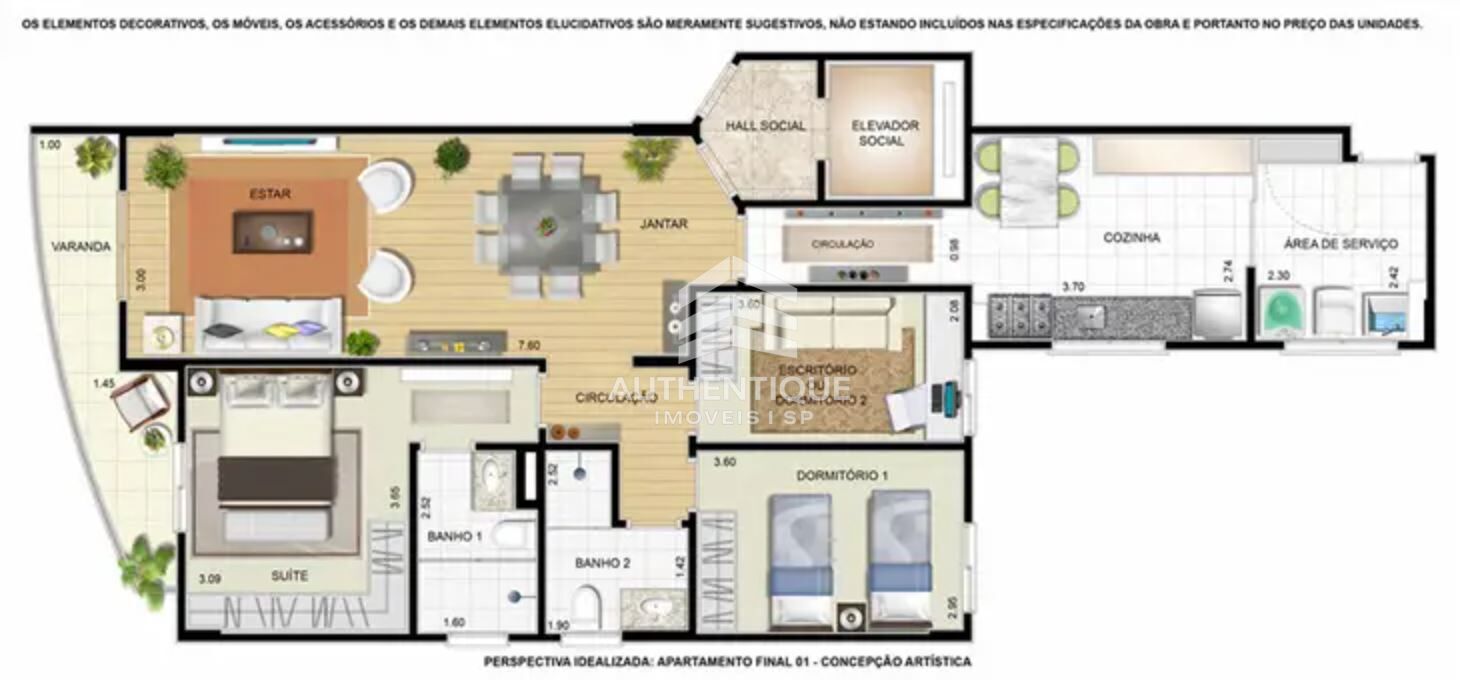 Apartamento, 3 quartos, 102 m² - Foto 44