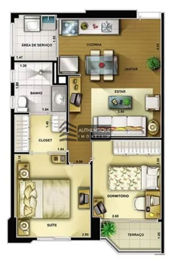 Apartamento à venda com 2 quartos, 104m² - Foto 26