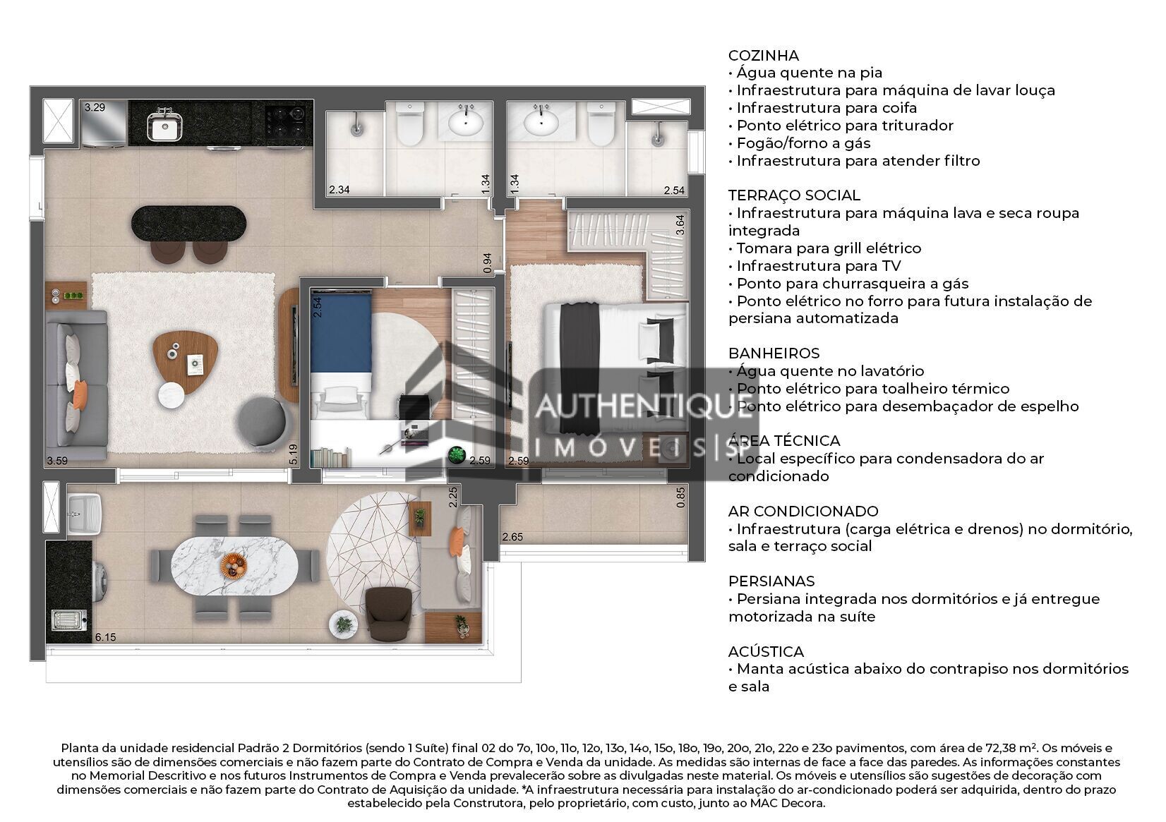 Apartamento à venda com 2 quartos, 72m² - Foto 27