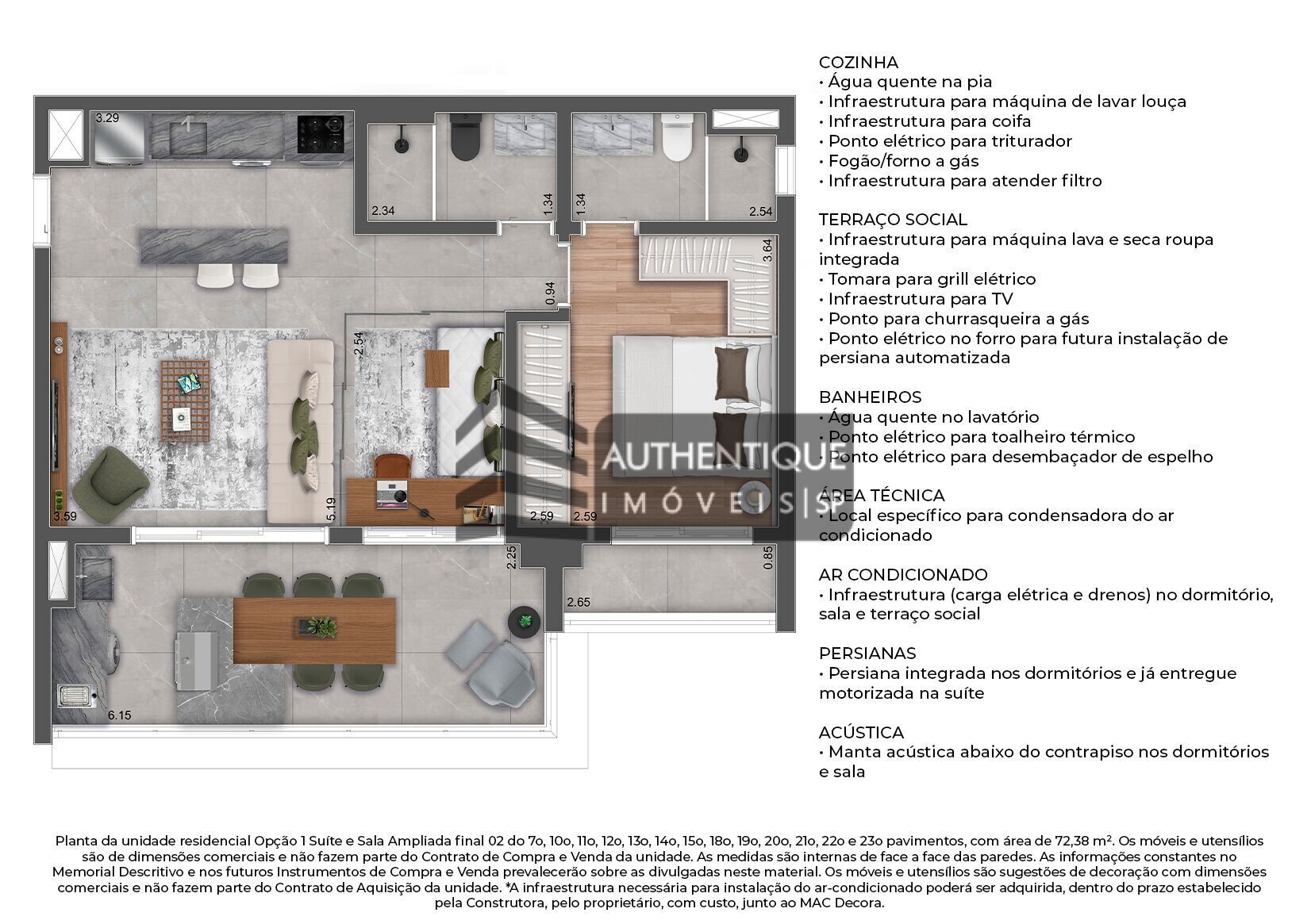 Apartamento à venda com 2 quartos, 72m² - Foto 24