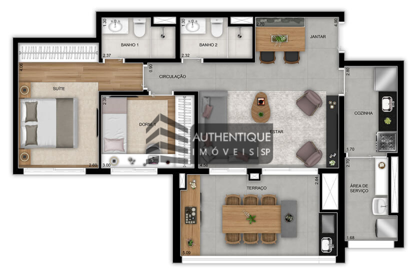 Cobertura à venda com 3 quartos, 201m² - Foto 9