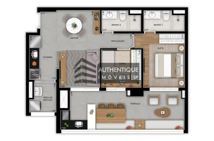 Cobertura à venda com 3 quartos, 201m² - Foto 10