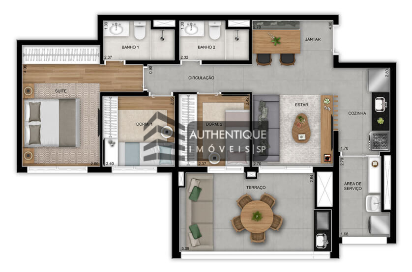 Cobertura à venda com 3 quartos, 201m² - Foto 13