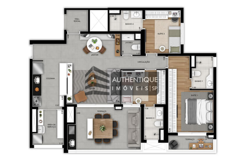 Cobertura à venda com 3 quartos, 201m² - Foto 15