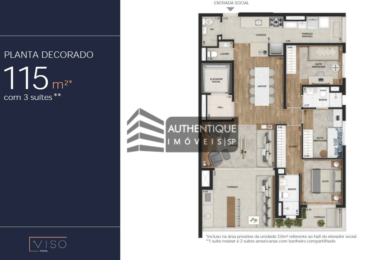 Apartamento à venda com 3 quartos, 115m² - Foto 30