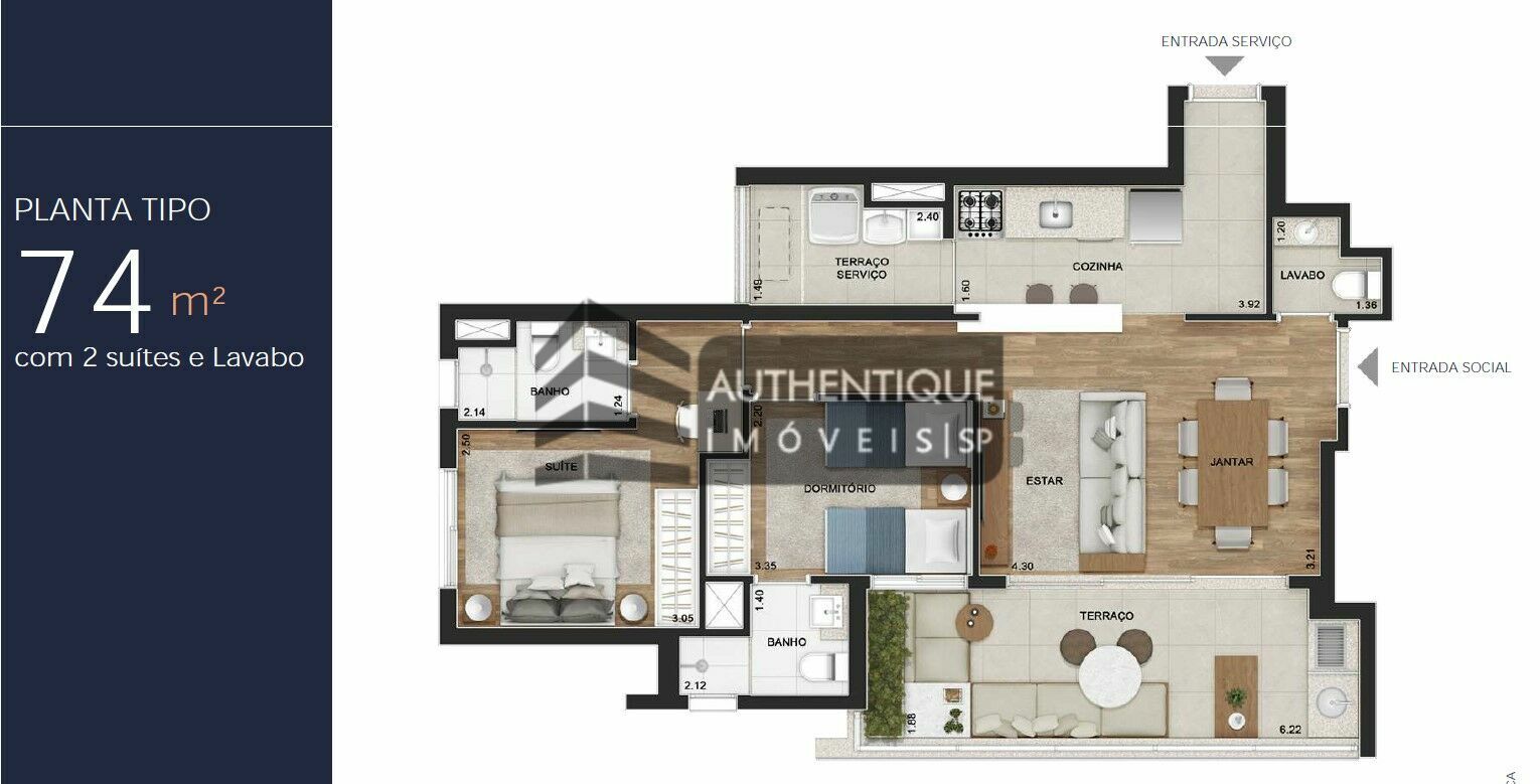 Apartamento à venda com 3 quartos, 115m² - Foto 28