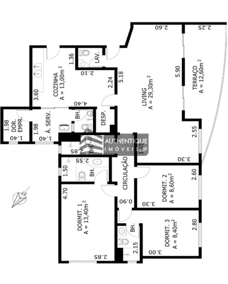 Apartamento à venda com 3 quartos, 128m² - Foto 18