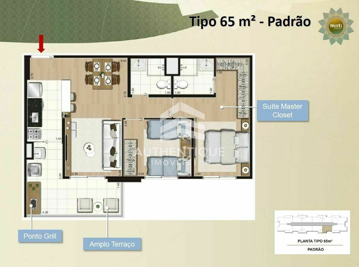 Apartamento, 2 quartos, 92 m² - Foto 42