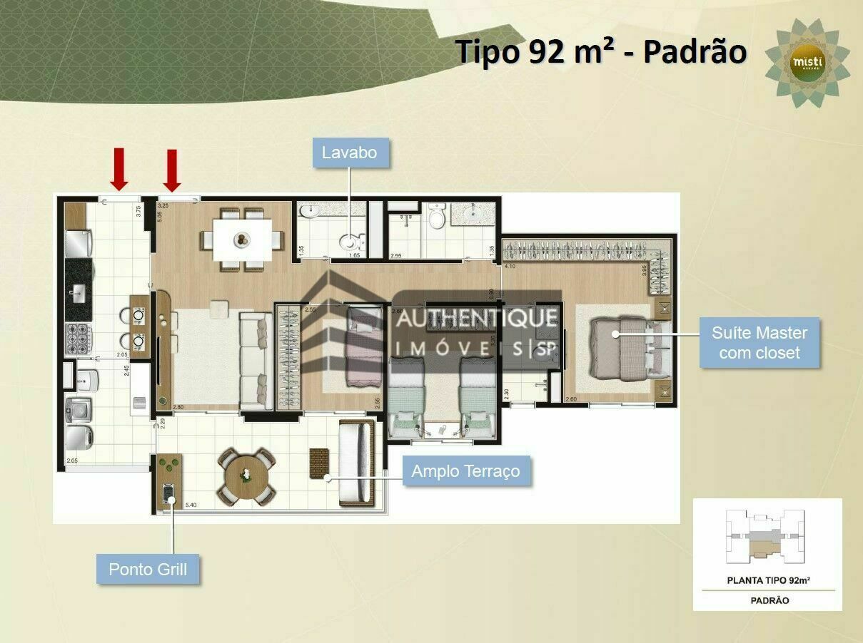 Apartamento à venda com 2 quartos, 92m² - Foto 43