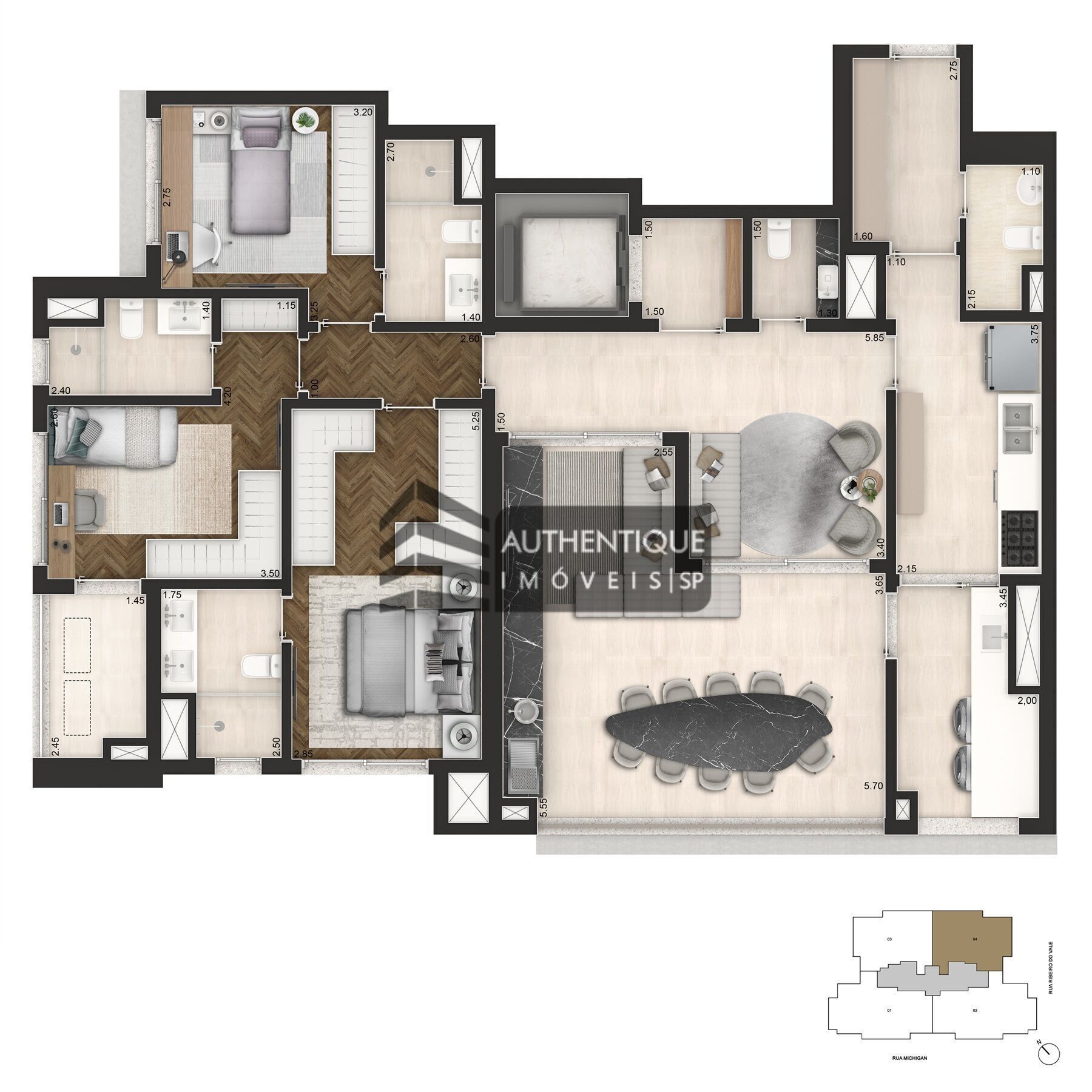 Apartamento, 3 quartos, 249 m² - Foto 18