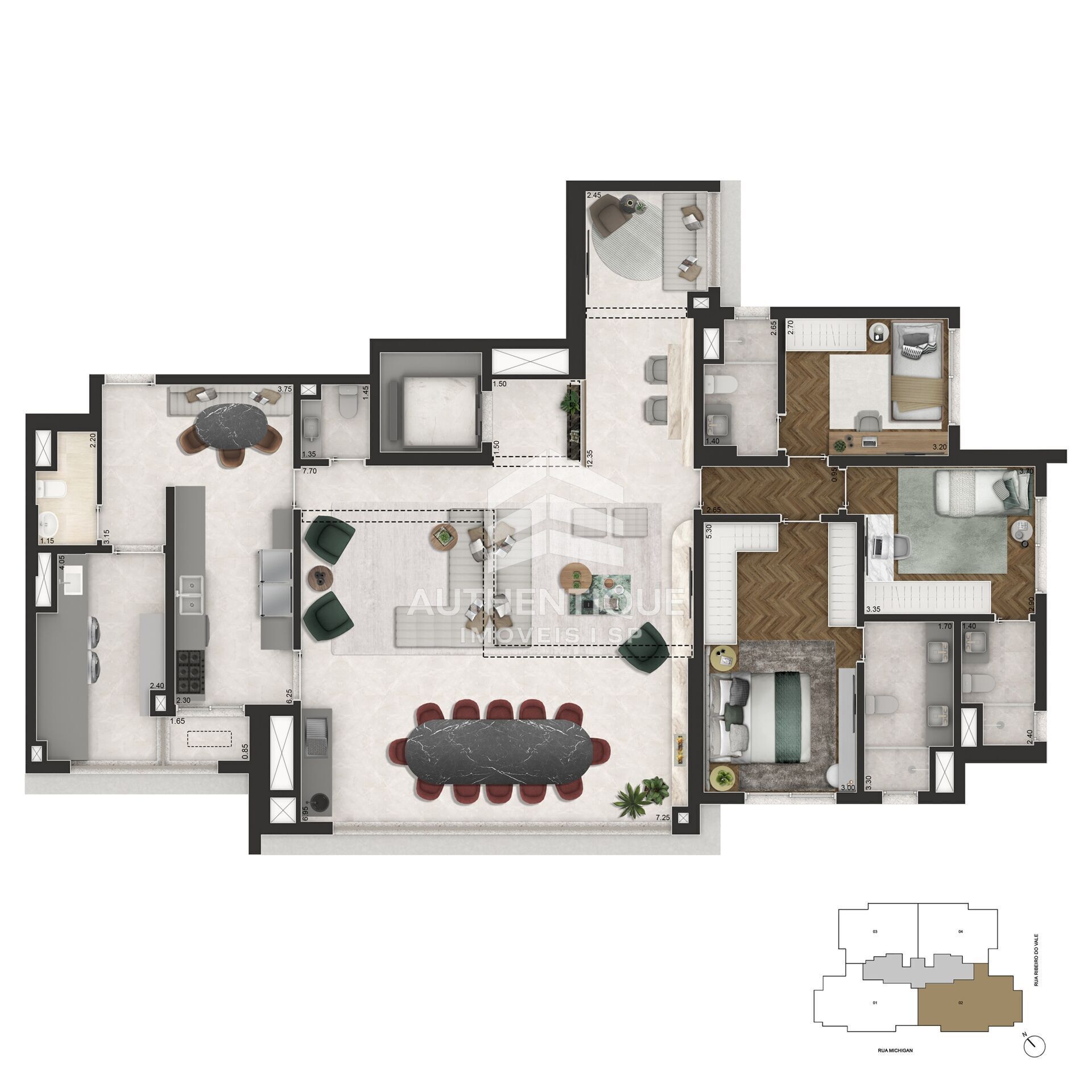 Apartamento, 3 quartos, 249 m² - Foto 15