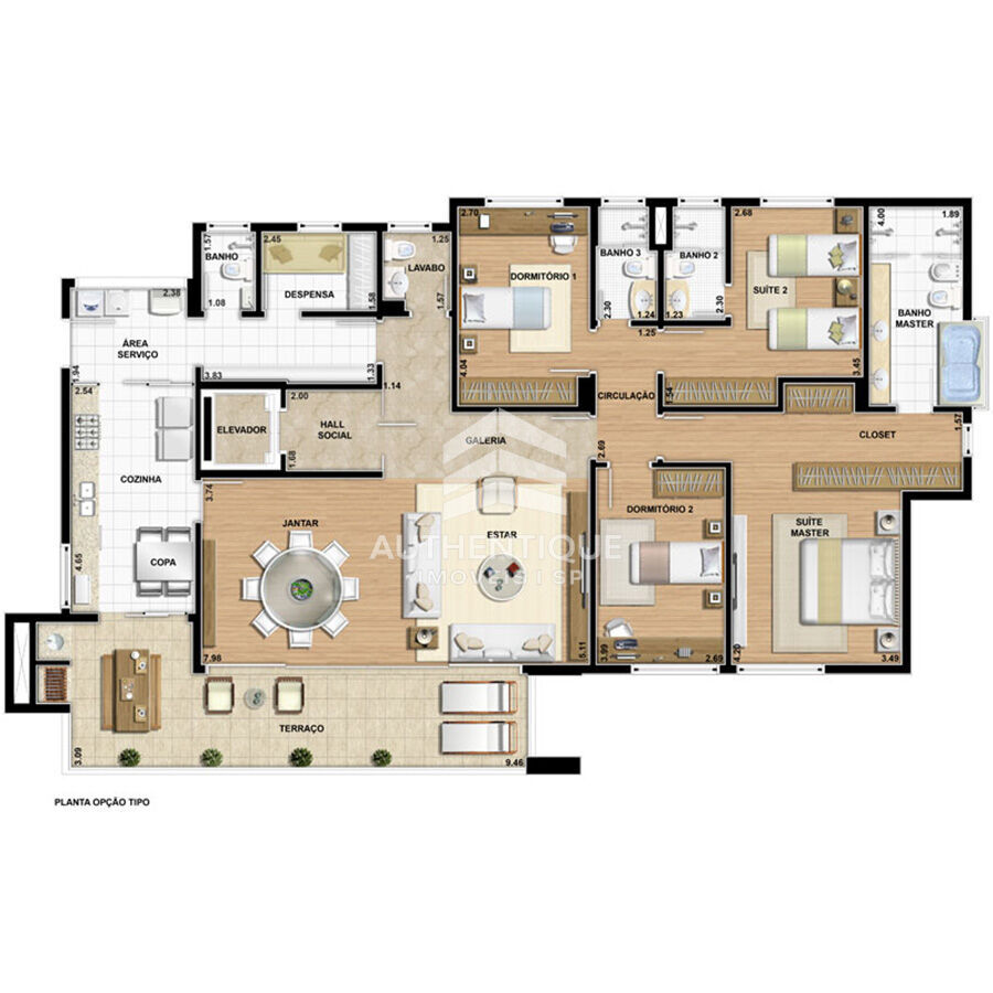 Apartamento, 4 quartos, 187 m² - Foto 33
