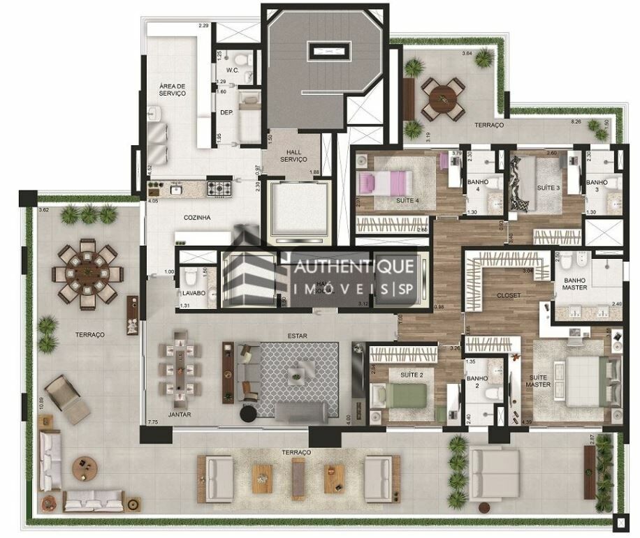 Apartamento à venda com 4 quartos, 610m² - Foto 9