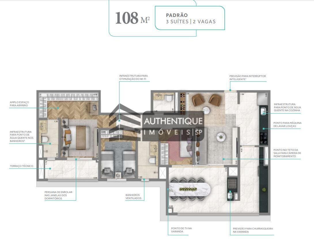 Apartamento, 3 quartos, 188 m² - Foto 20